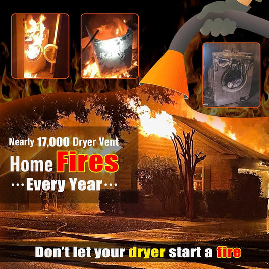 Dryer Vent Cleaner Kit Vacuum Hose Attachment