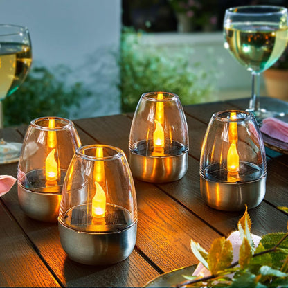 Outdoor Solar Power Tea Lights