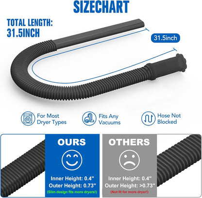 Dryer Vent Cleaner Kit Vacuum Hose Attachment