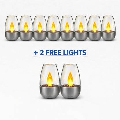 Outdoor Solar Power Tea Lights